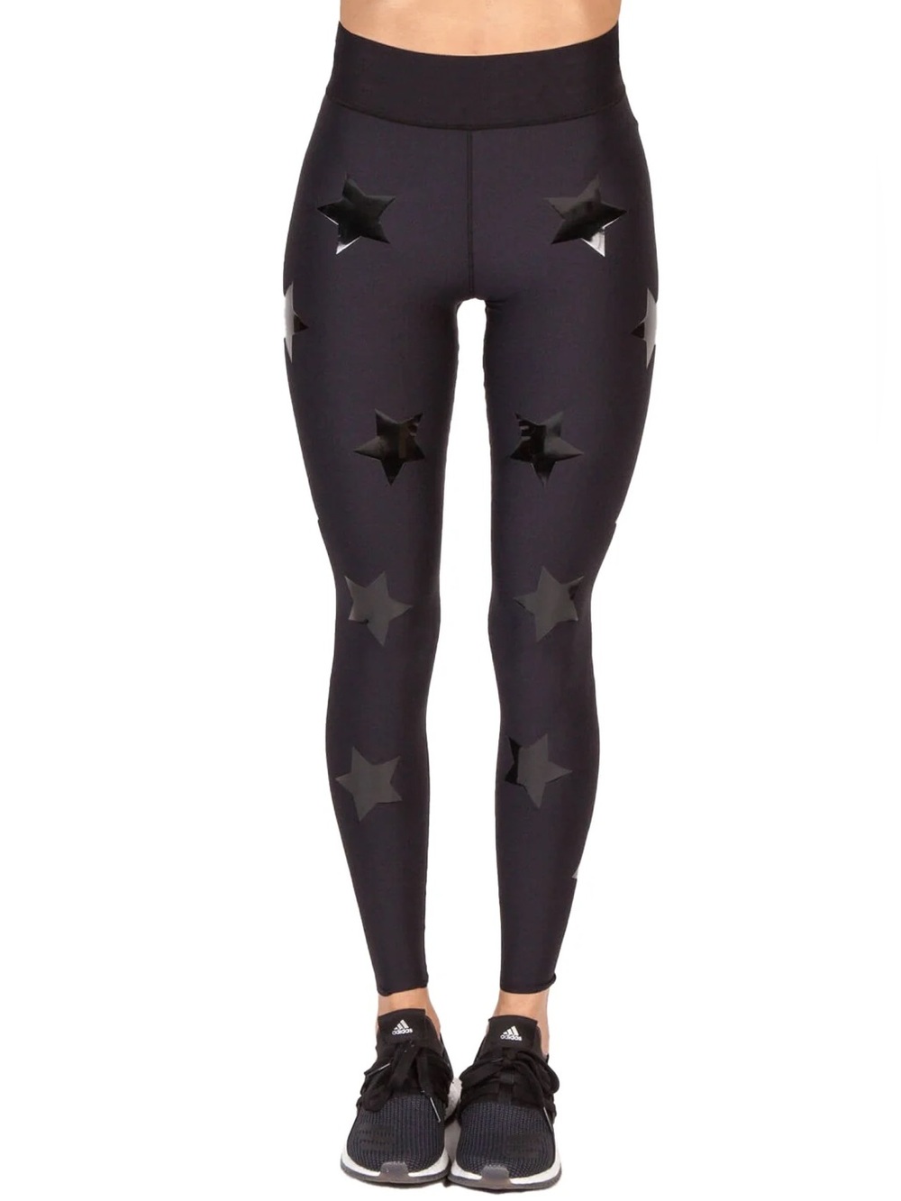 Ultracor Lux Knockout Leggings Black Star-Print, Size Small